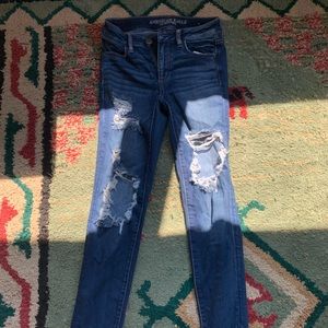 American eagle ripped jeans